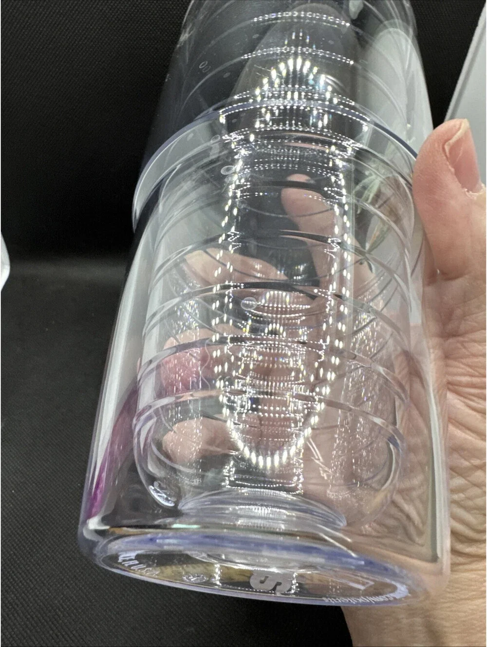 Tervis Palm Tree w/Sunset Doubled Insulated 24 Oz Clear Tumbler Hot Cold Lid